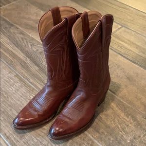 Tecovas Jamie Bourbon Calfskin Cowboy boots 7.5B